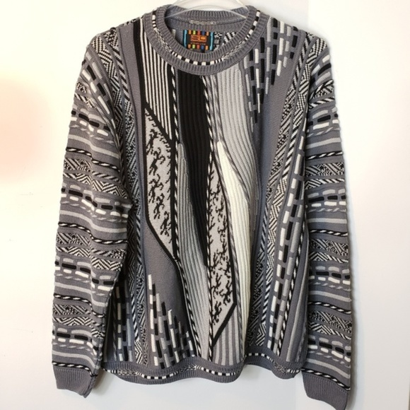 Steven Land Other - Steven Land Textured Crew Neck coogi style Sweater